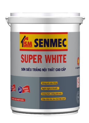 Sơn siêu trắng nội thất cao câp Super White - 5 lít
